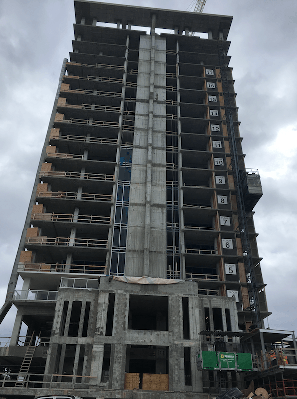 Condominium project on Singer Island topped off