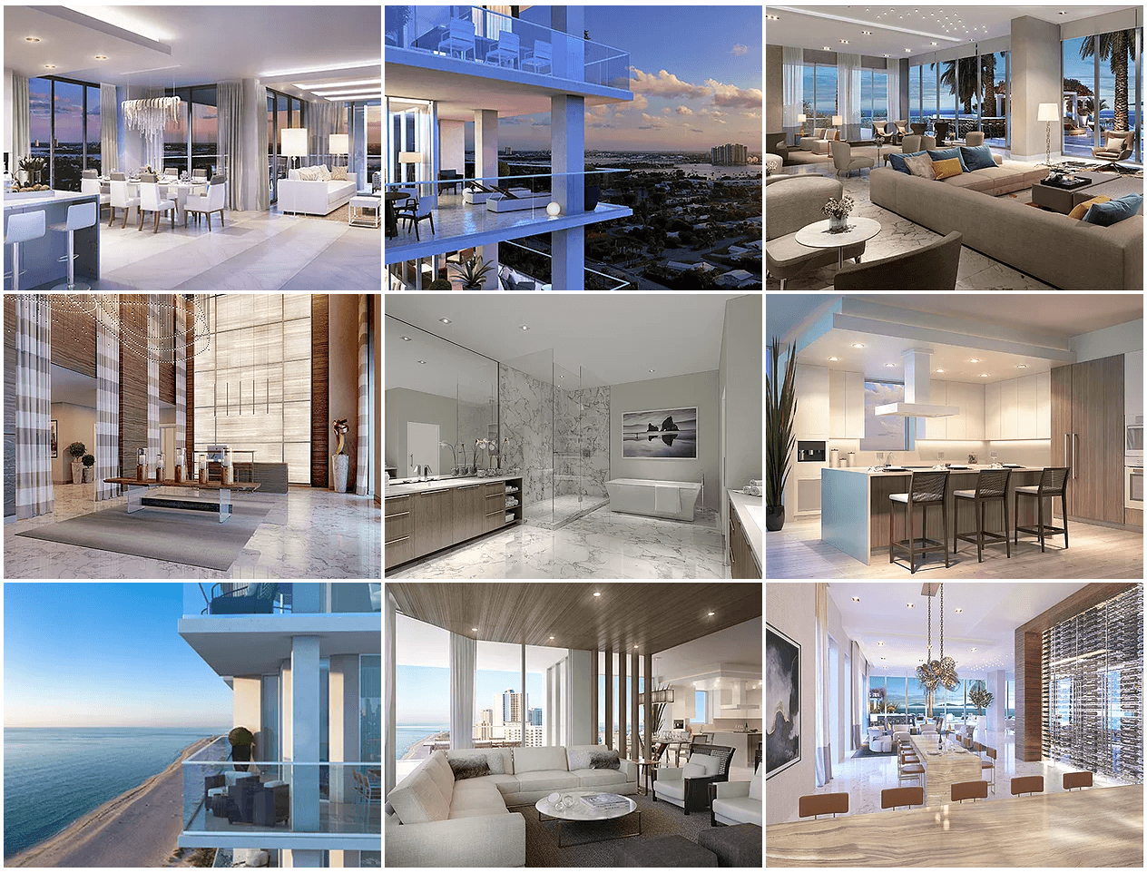 VistaBlue Singer Island Reveals New Interior Renderings